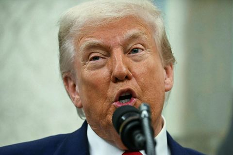 Donald Trump Bandaríkjaforseti.