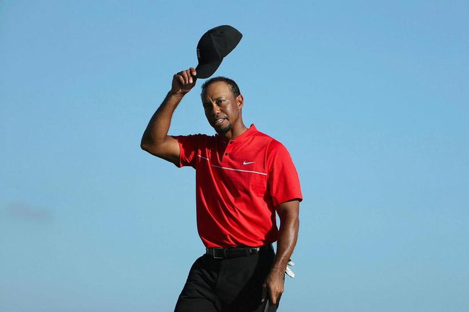 Tiger Woods í mótinu á dögunum.