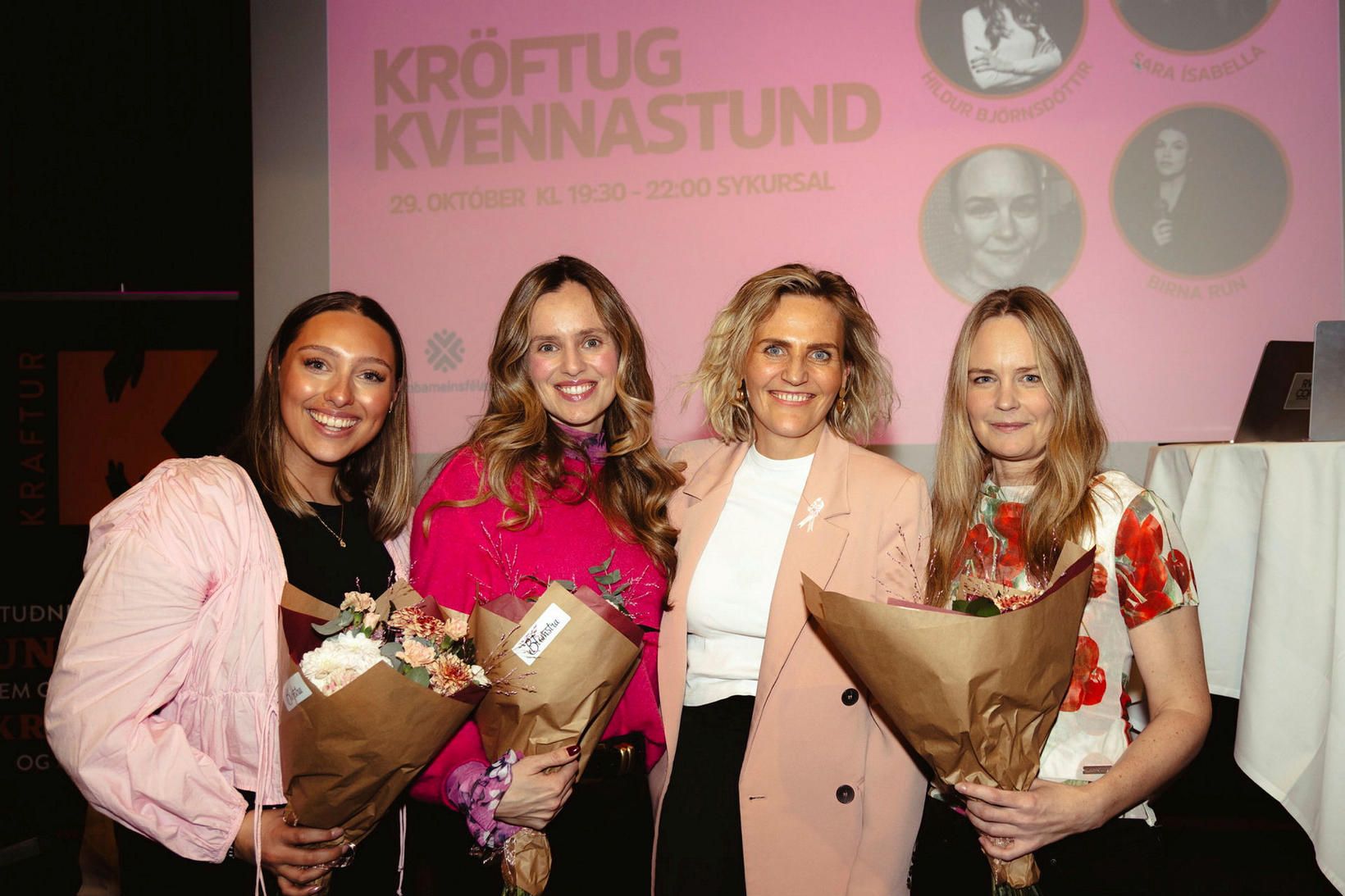 Sara Ísabella, Hildur og Arna Ösp sögðu sögu sína