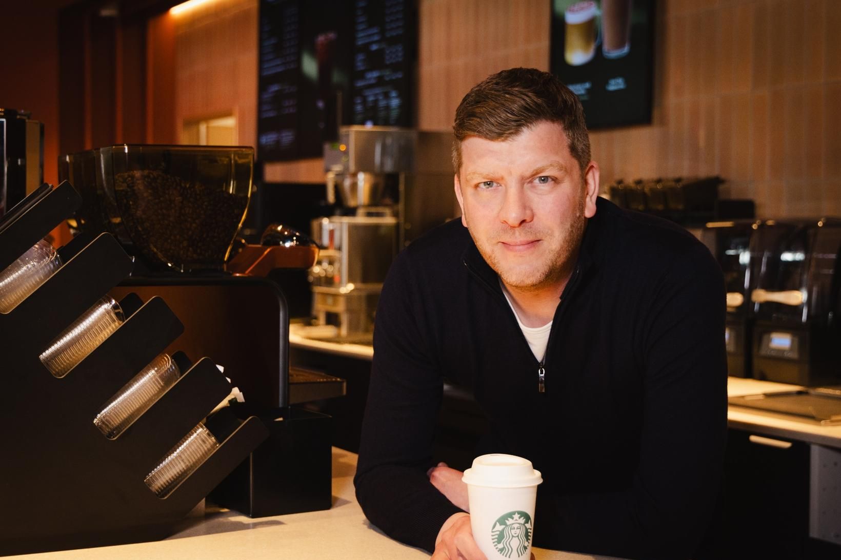 Daníel Kári Stefánsson, framkvæmdastjóri Starbucks á Íslandi.