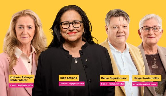 Inga Sæland leiðir Flokk fólksins í Reykjavík suður