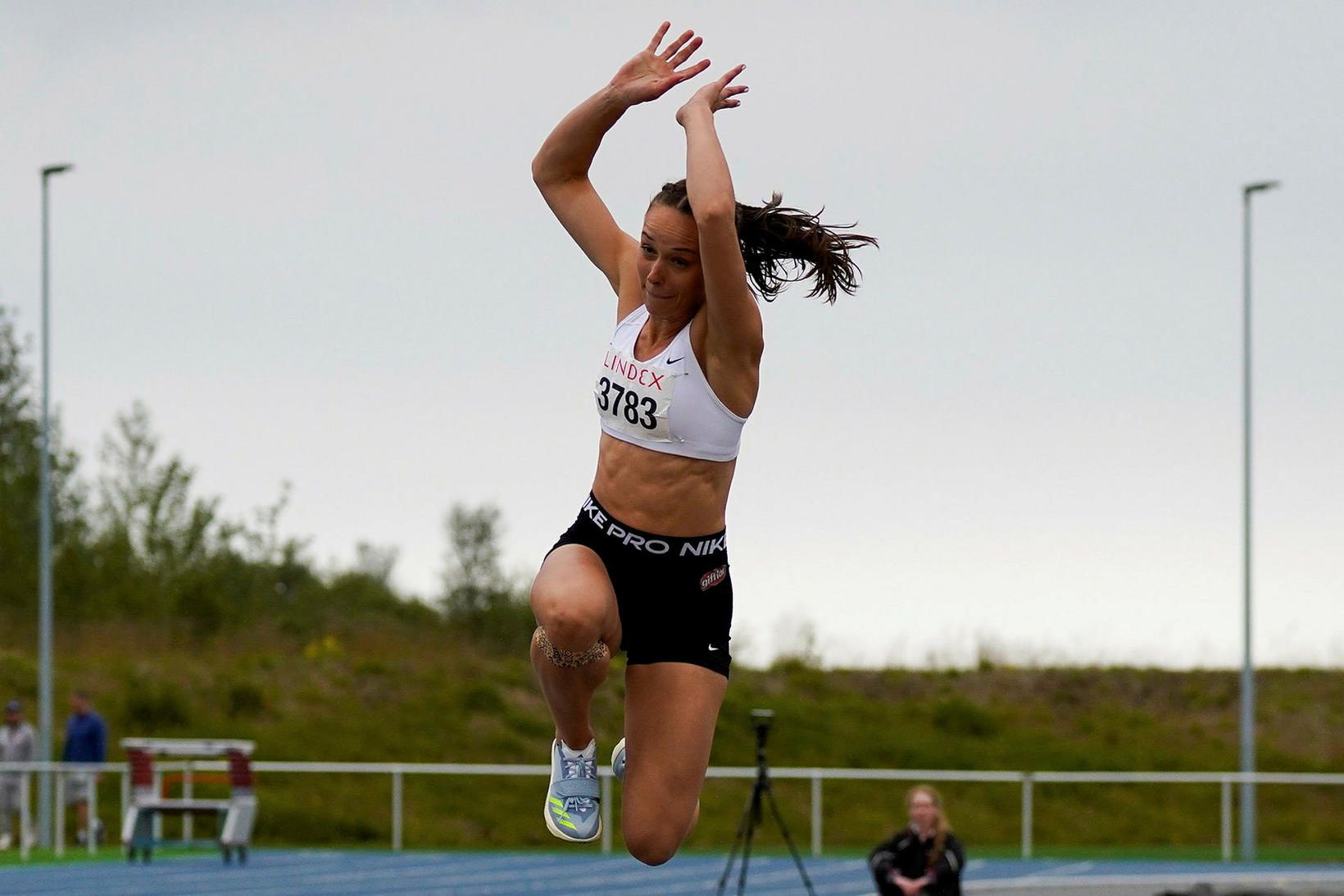 Irma Gunnarsdóttir sló Íslandsmetið sitt í Maribor í dag.