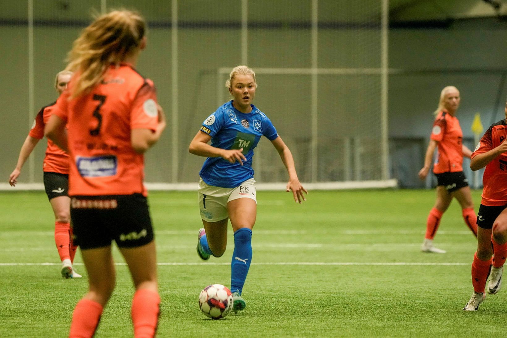 Henríetta Ágústsdóttir í leik með Stjörnunni.