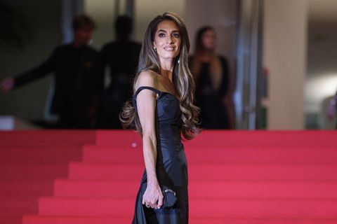 Amal Clooney er ekki tíður gestur á frumsýningum.