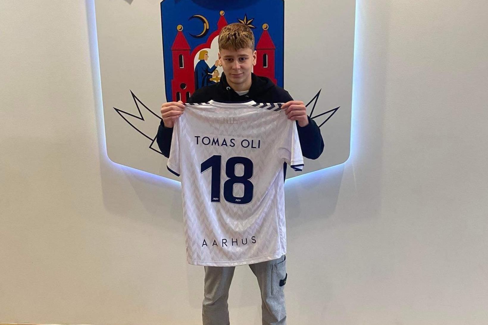 Tómas Óli Kristjánsson er leikmaður AGF.