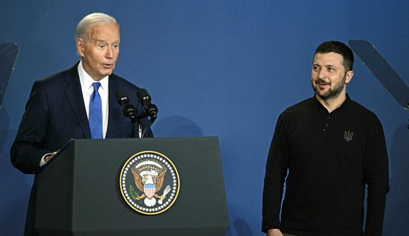 Selenskí þakkar Biden fyrir stuðninginn 