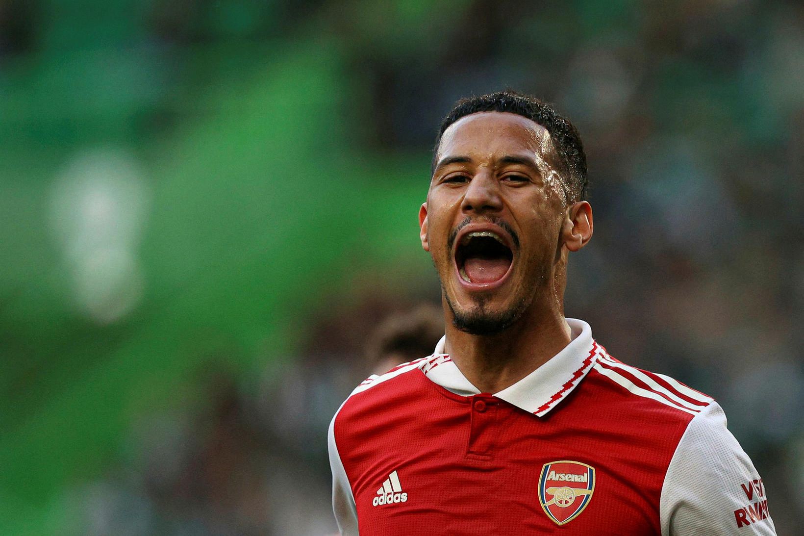 William Saliba verður hjá Arsenal næstu árin.