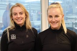 Sunneva Ósk Guðmundsdóttir, t.v. á myndinni, er framleiðslustjóri hjá ÚA og Guðbjörg Ósk Sveinsdóttir, sem …