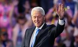 Bill Clinton, fyrrverandi forseti Bandaríkjanna, sést hér á landsfundi Demókrataflokksins fyrr á þessu ári.