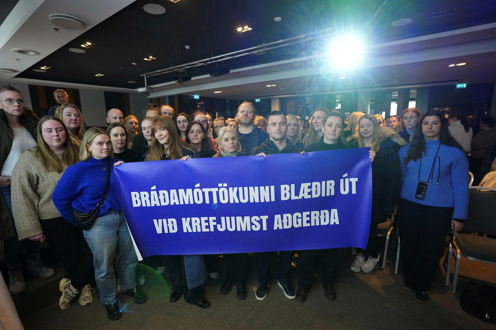 Aðstæður stofni sjúklingum og starfsfólki í hættu