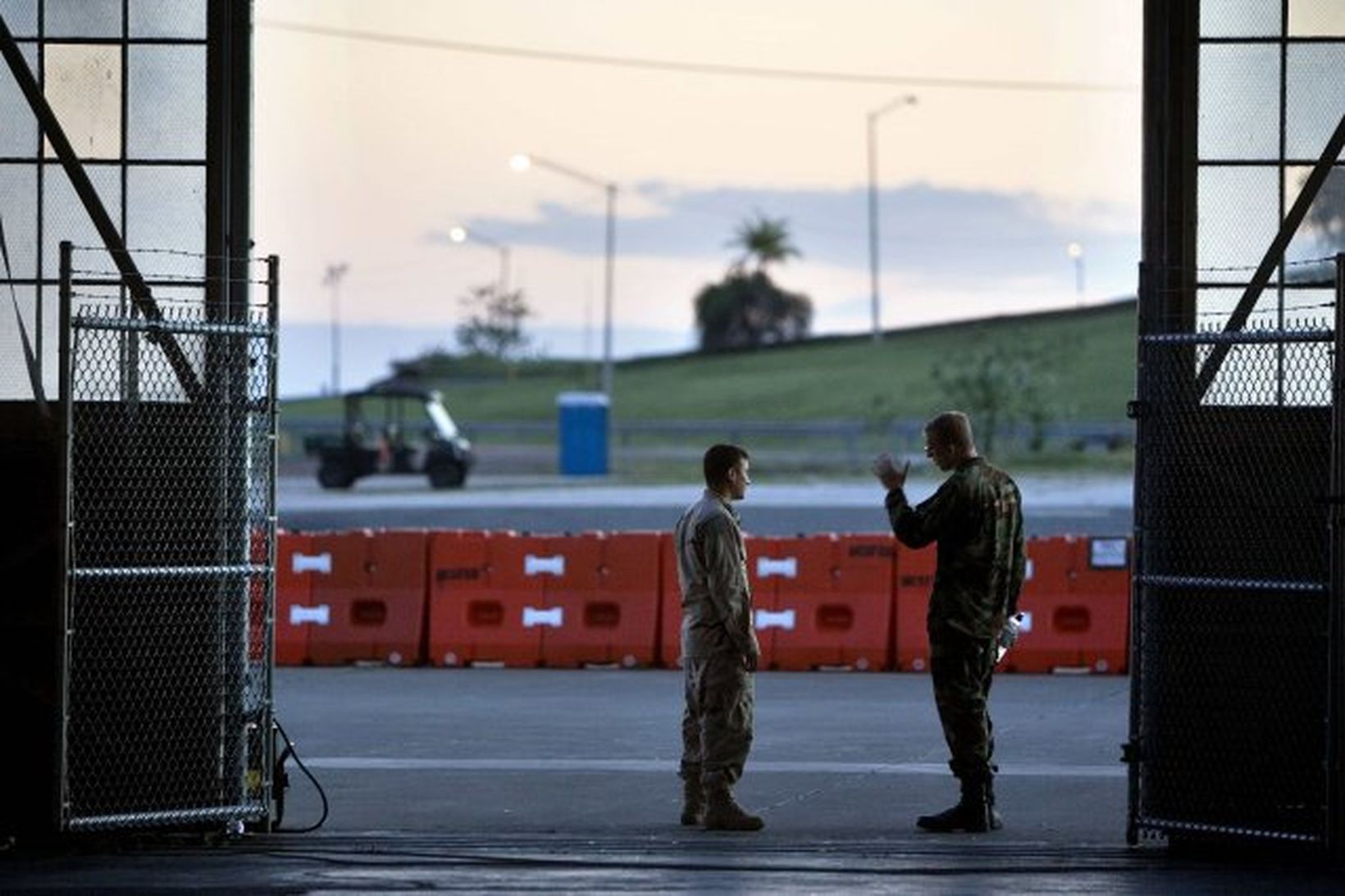 Frá Guantanamo fangabúðunum á Kúbu.