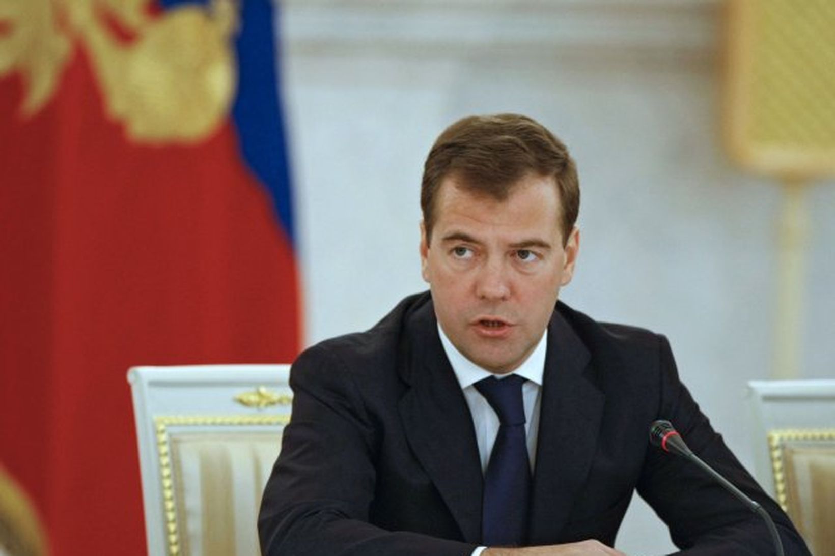 Dimítrí Medvedev, forseti Rússlands.