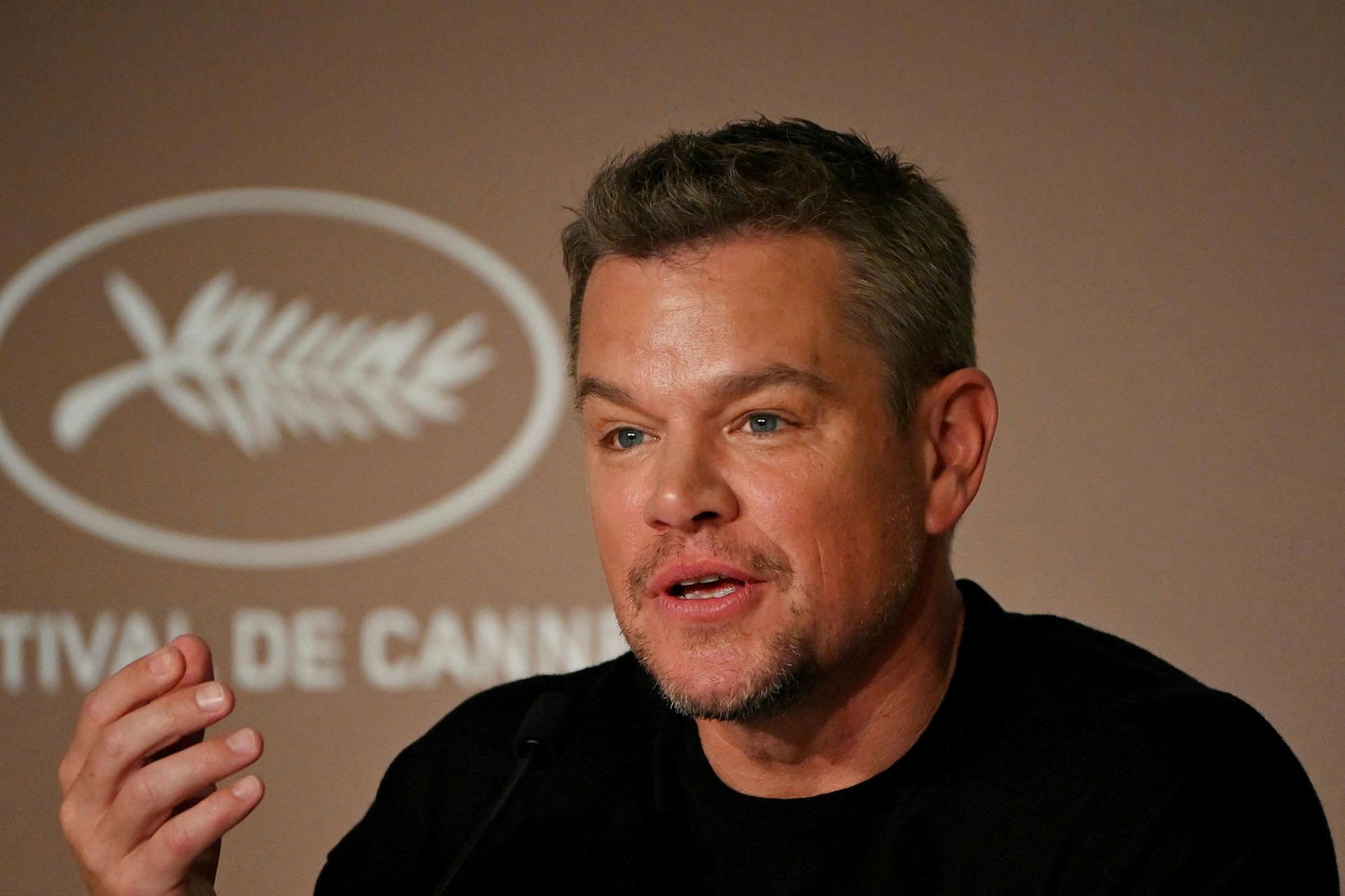 Matt Damon á fullt í fangi með 15 ára dóttur …