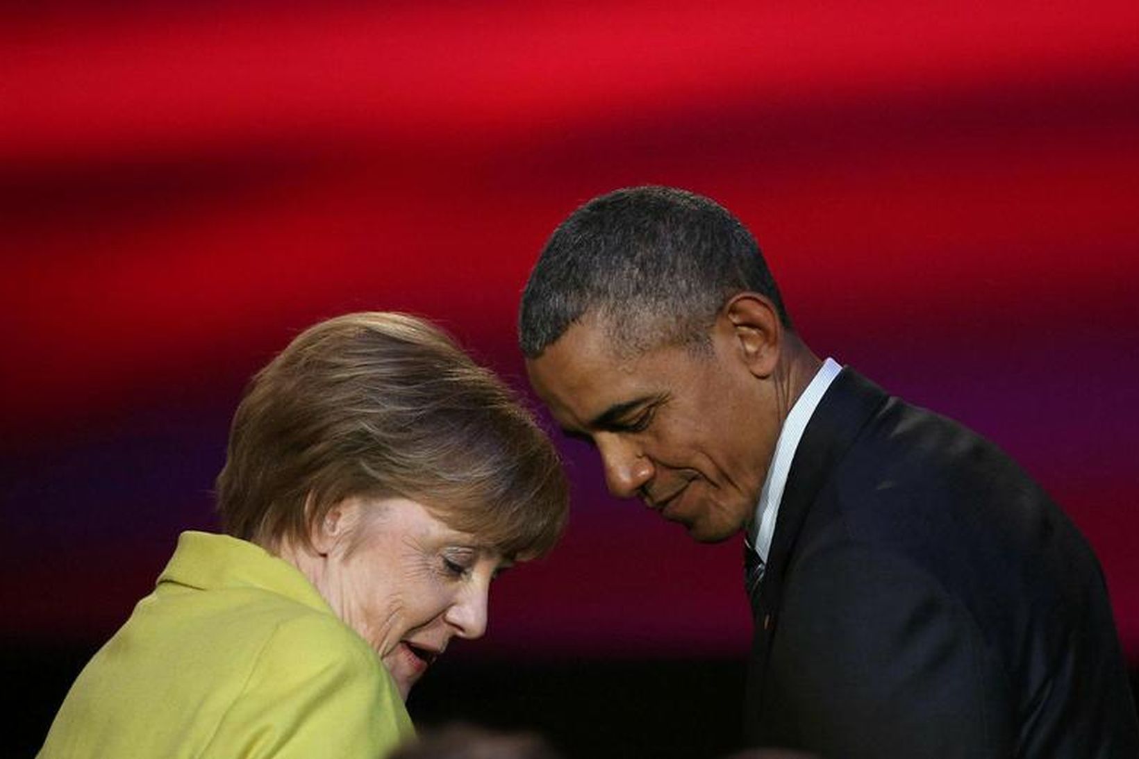 Angela Merkel, kanslari Þýskalands og Barack Obama, forseti Bandaríkjanna.