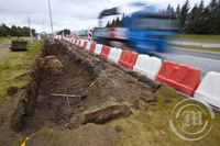 Skilveggur við Miklubraut