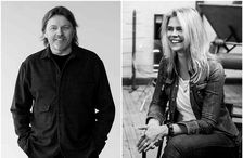 Jón Ásgeir Jóhannesson og Ingibjörg Stefanía Pálmadóttir voru á Kastrup í gærkvöldi.