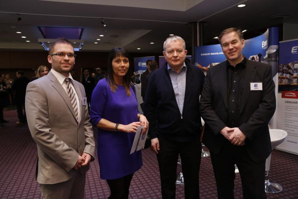 Gunnar Jónsson, Louise Harrison, Bergsteinn Einarsson og Gylfi Sigfússon.