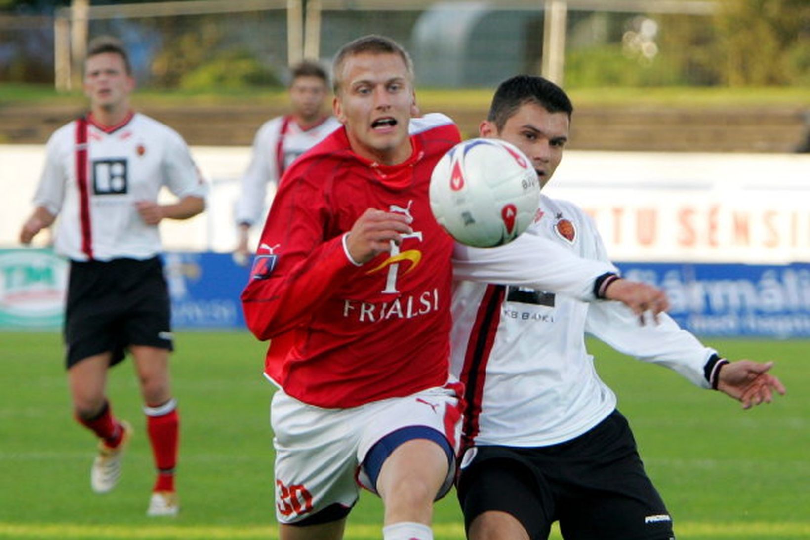 Garðar Jóhannsson var í miklum ham með Fredrikstad í dag.