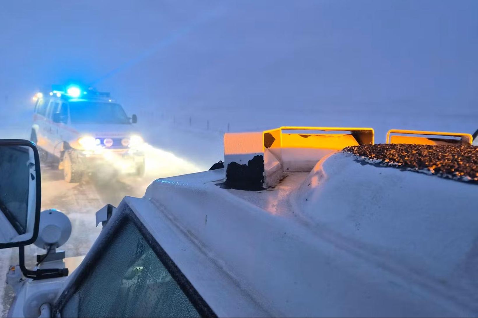 Fluttur á sjúkrahús vegna ofkælingar