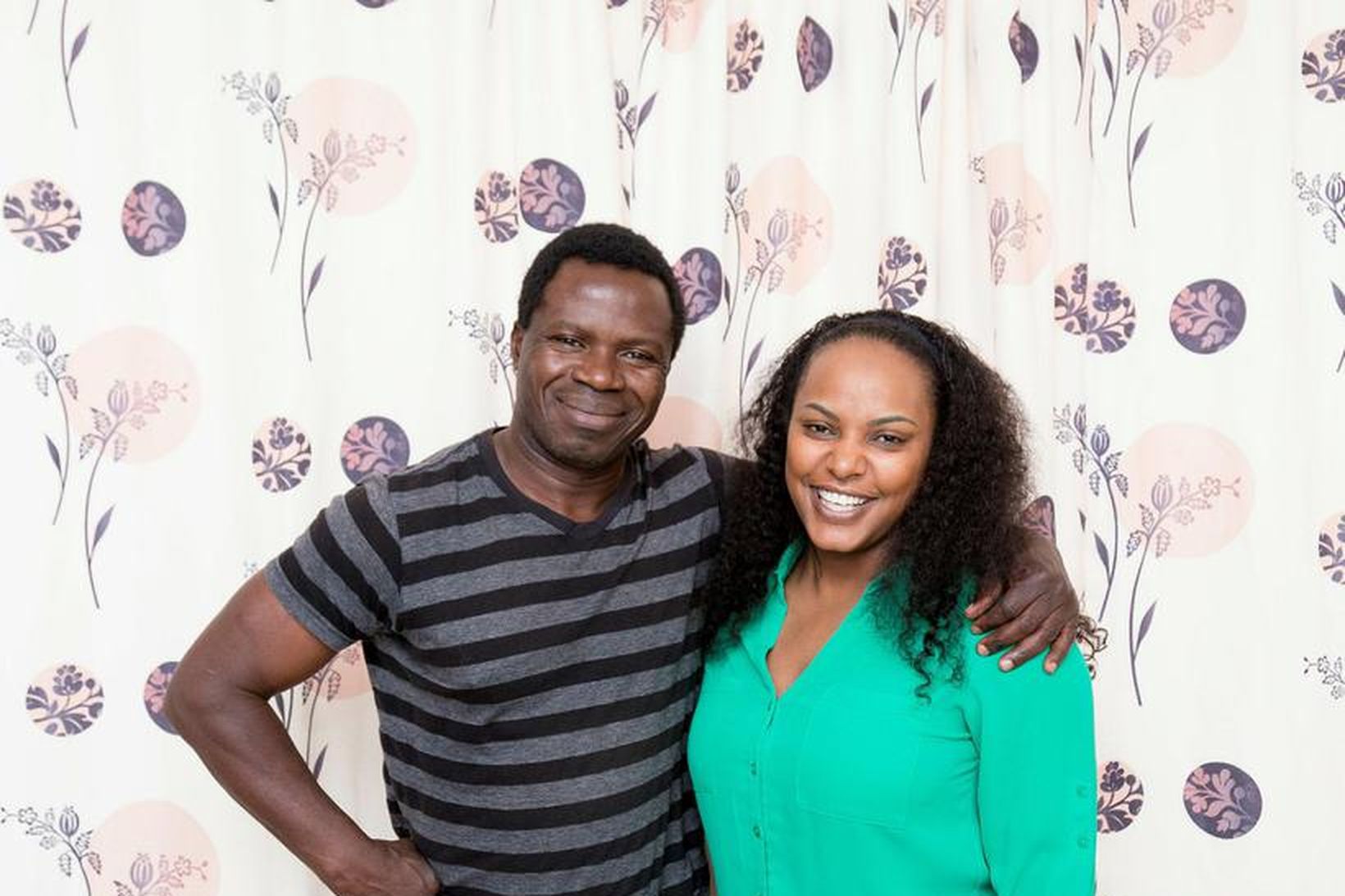 Paul Ramses Oduor og Rosemary Atieno Odhiambo búa ásamt börnum …