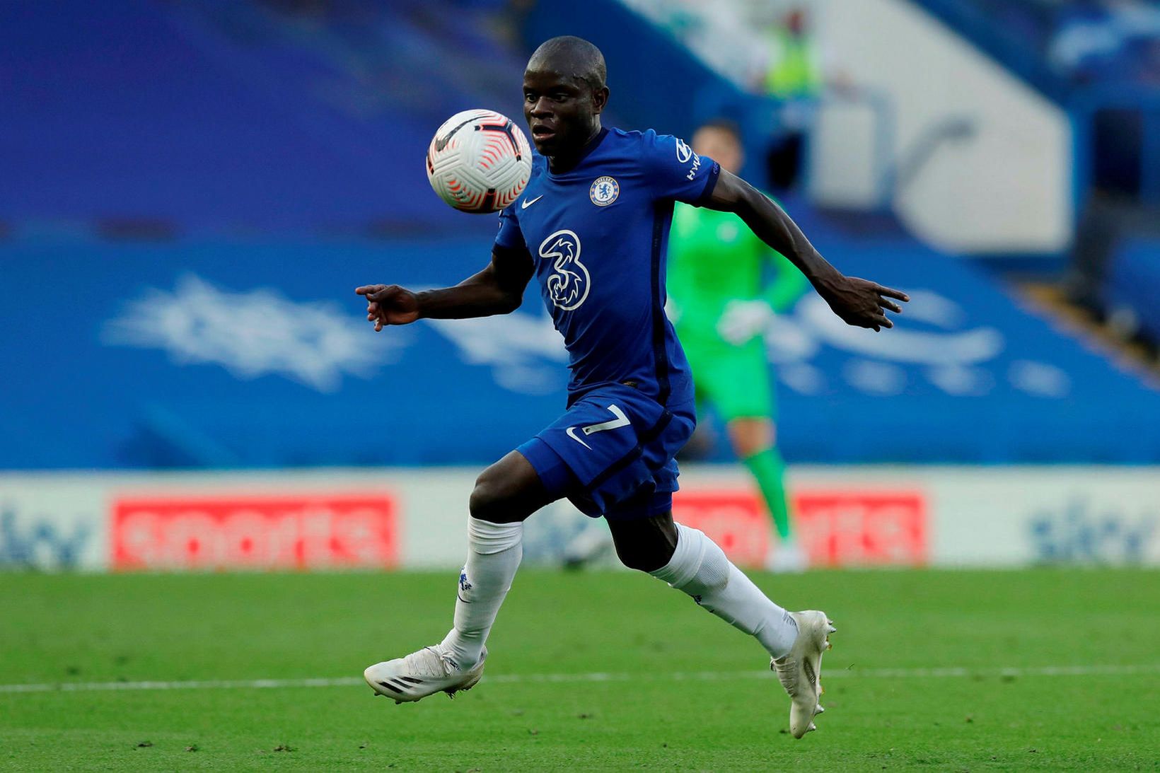 N'Golo Kanté í leik með Chelsea.