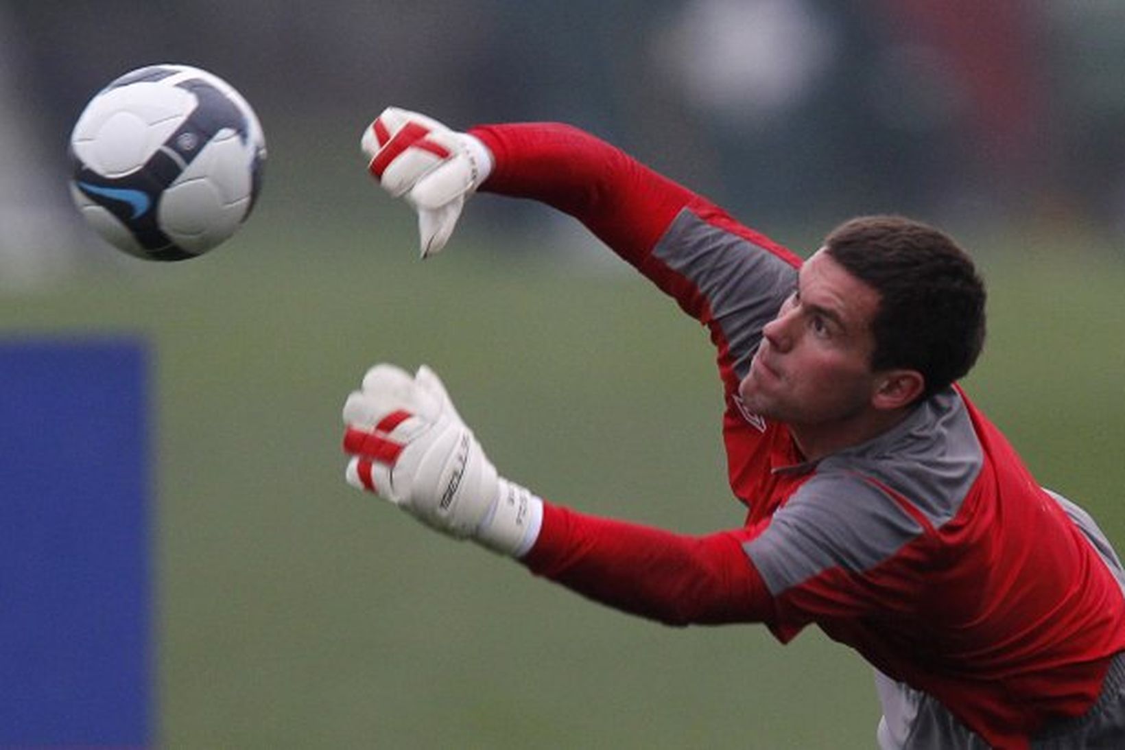 Ben Foster markvörður Manchester United.