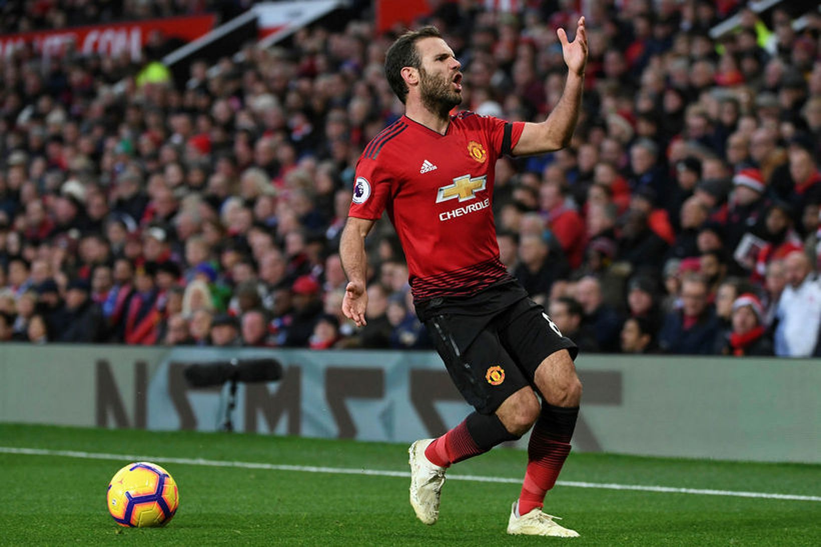 Juan Mata hefur ekki átt fast sæti í liði United …