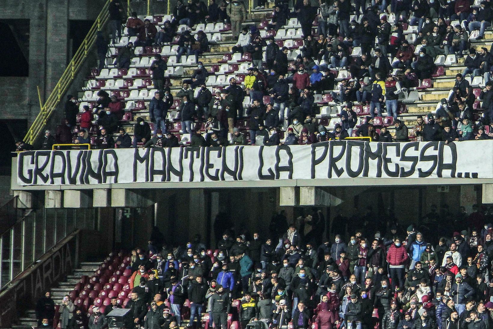 Stuðningsmenn Salernitana.
