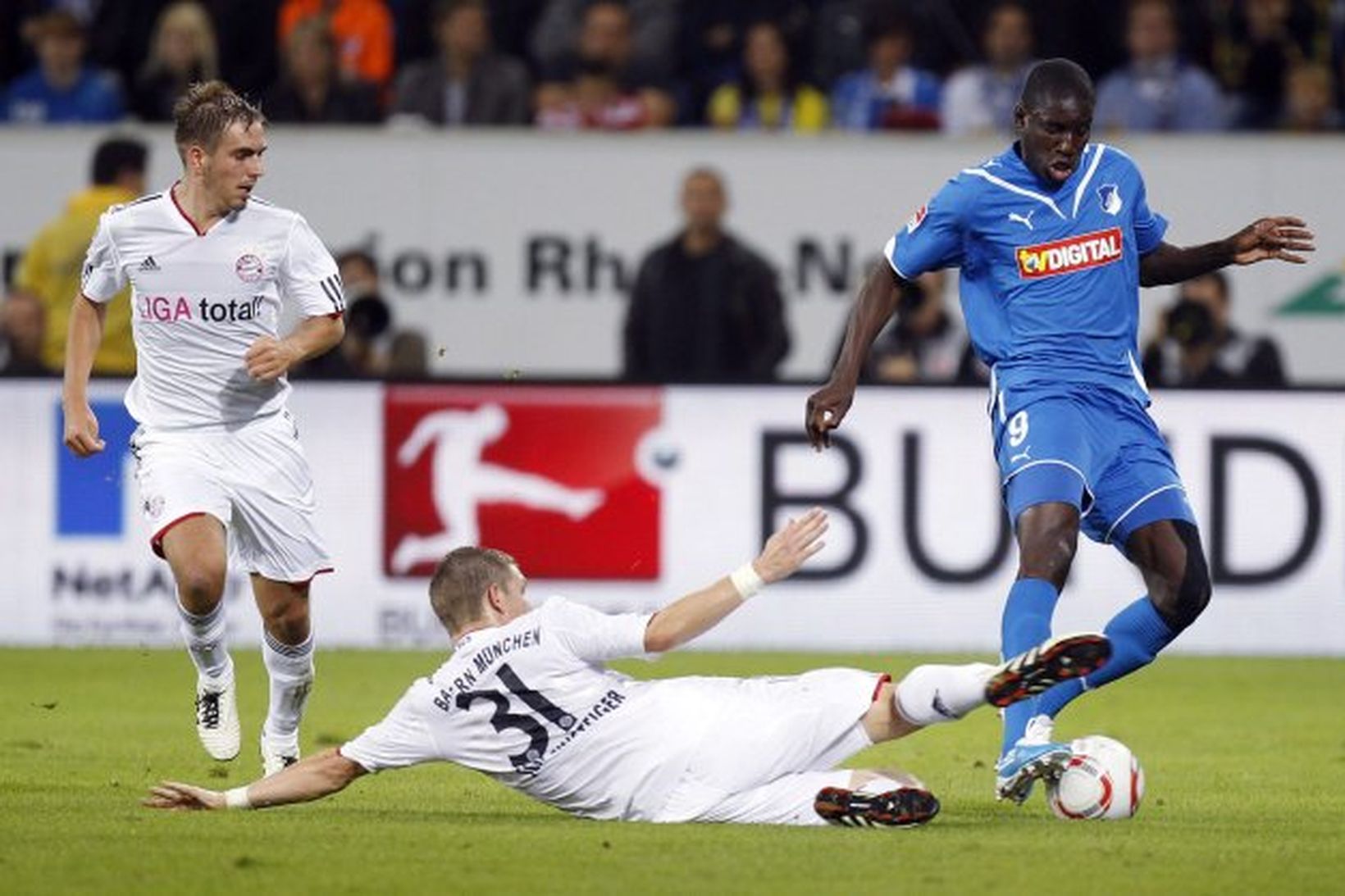 Demba Ba í leik með Hoffenheim.