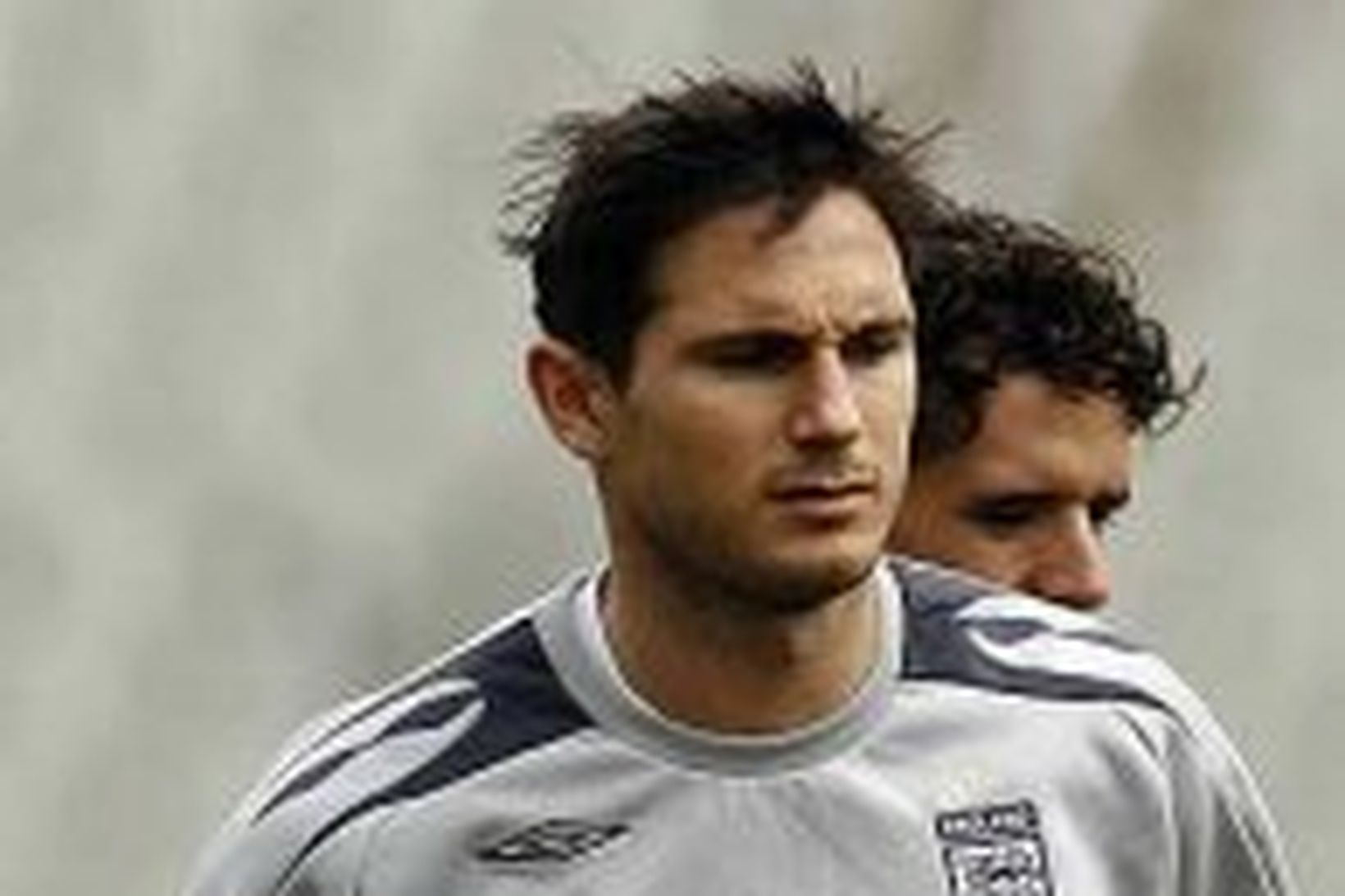 Frank Lampard á æfingu með enska landsliðinu í vikunni.