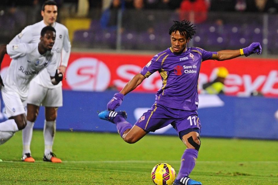 Juan Cuadrado er kominn til Chelsea frá Fiorentina á Ítalíu.