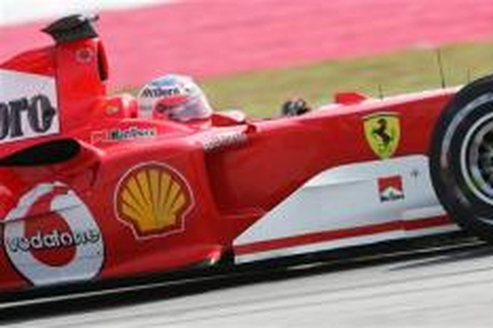 Rubens Barrichello hjá Ferrari á ferð í Sepang.