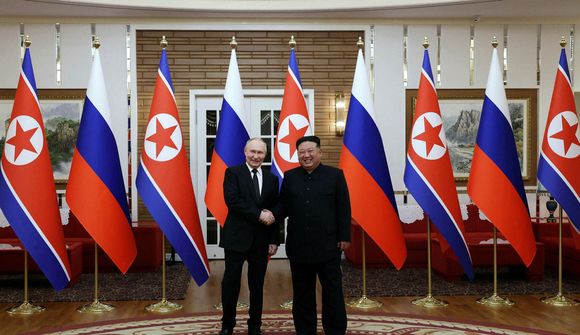 Pútín og Kim undirrita samkomulag