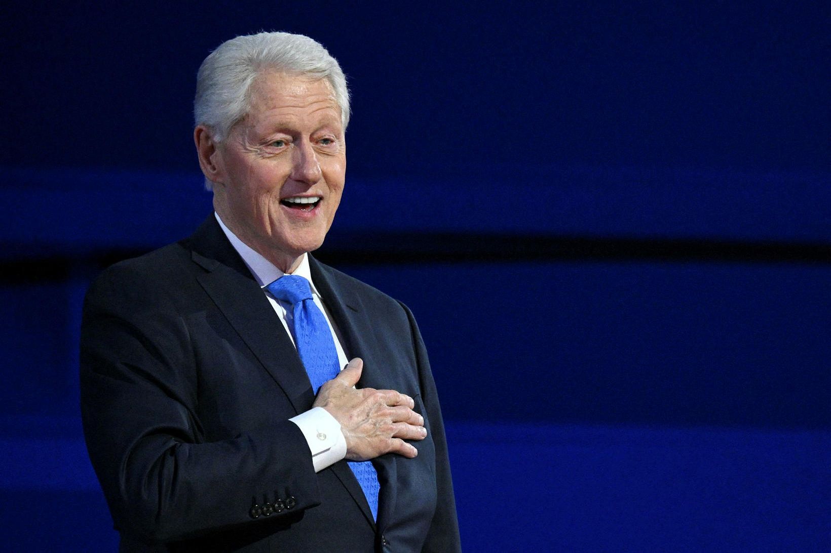 Bill Clinton í ágúst á þessu ári.