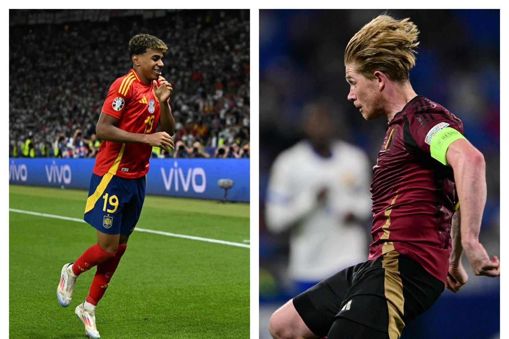 Lamine Yamal og Kevin De Bruyne.