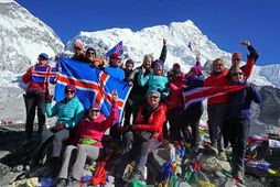 Grunnbúðir Everest í október. Um 60 Íslendingar ganga í grunnbúðirnar á ári hverju. Áhugi á …