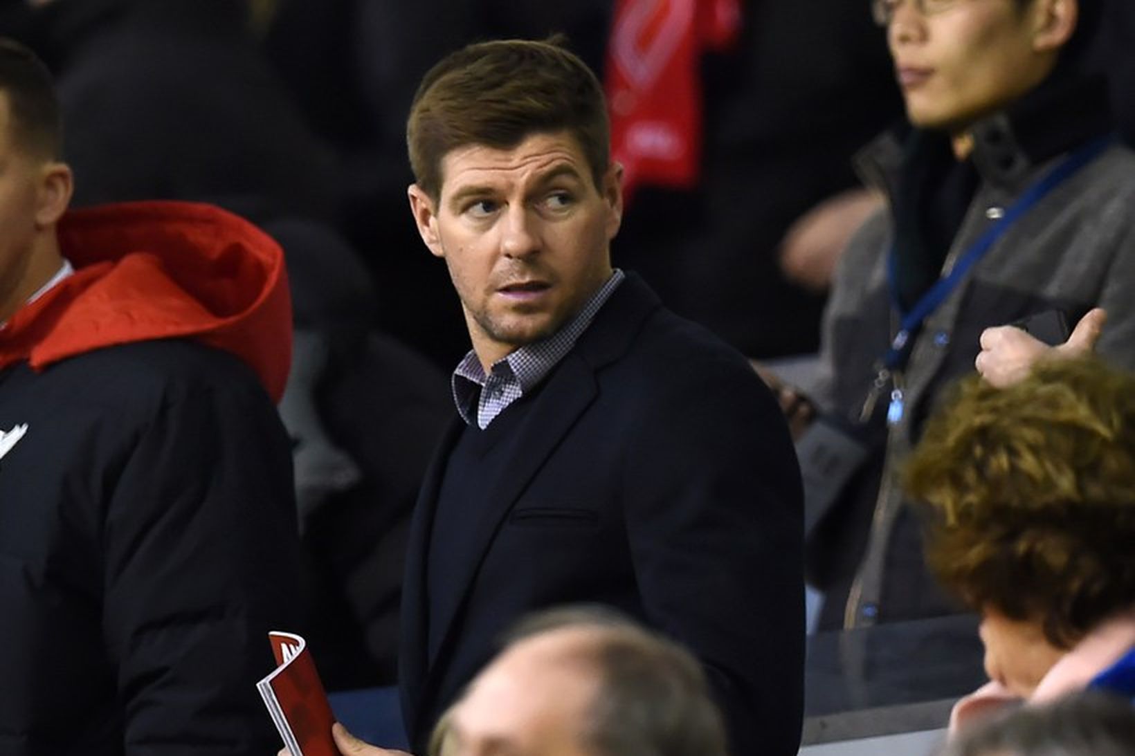 Steven Gerrard á leik Liverpool gegn Swansea um nýliðna helgi.