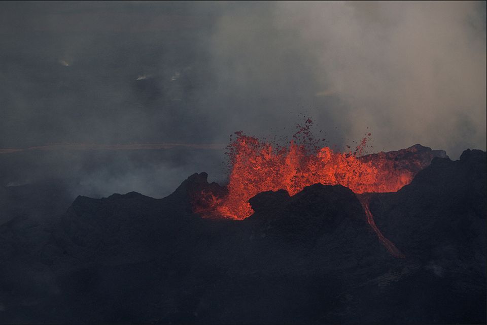 One of the Holuhraun craters.