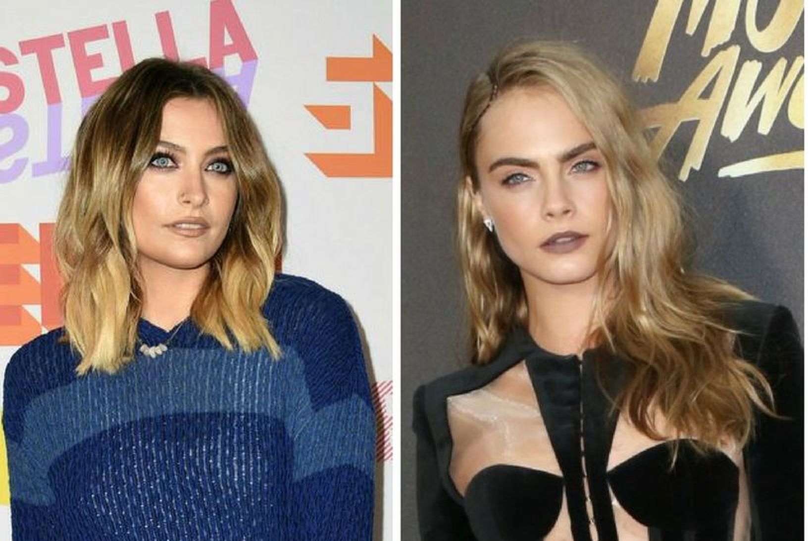 Paris Jackson og Cara Delevingne eru orðnar ansi nánar.