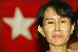 Aung San Suu Kyi.