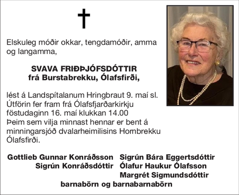 Svava Friðþjófsdóttir
