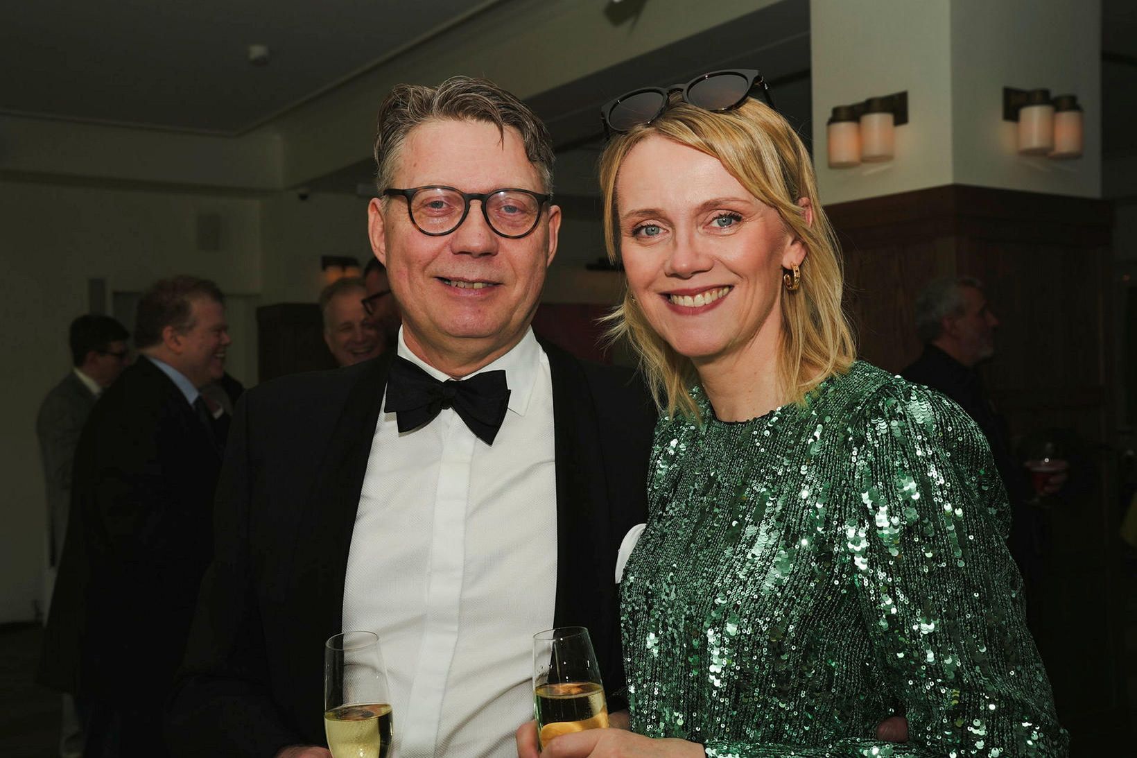 Hjónin Andrés Magnússon og Margrét Júlíana Sigurðardóttir.