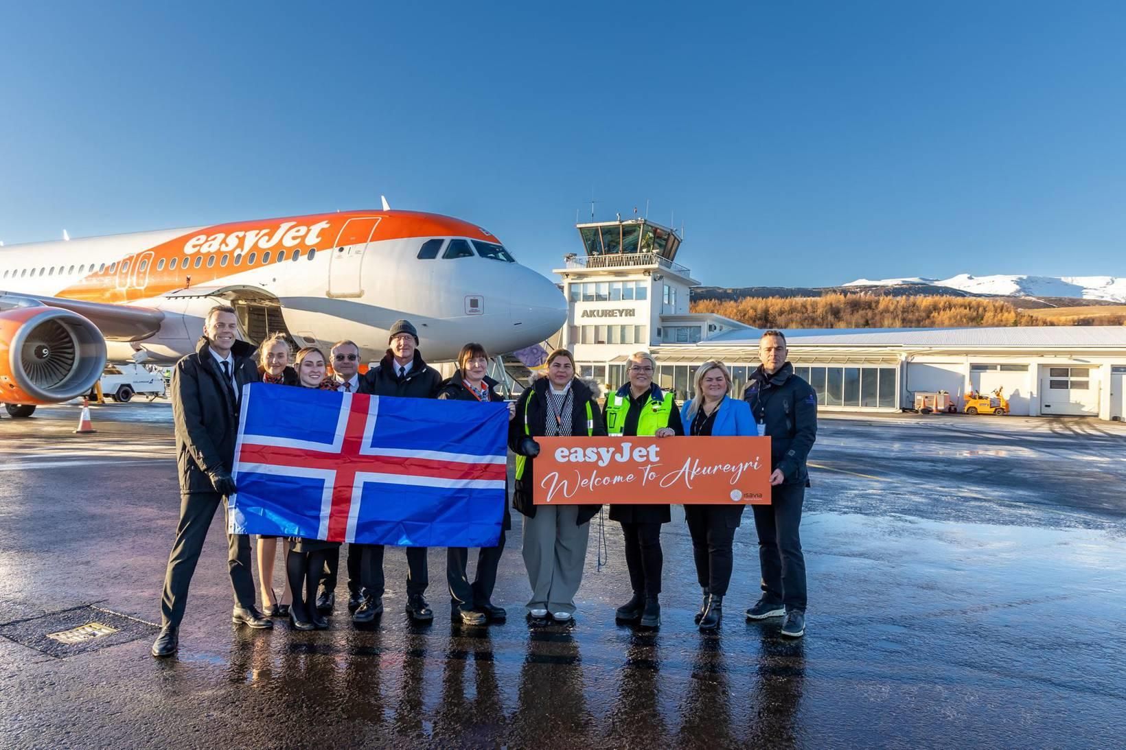 EasyJet mun fljúga áfram á Akureyri á næsta ári.