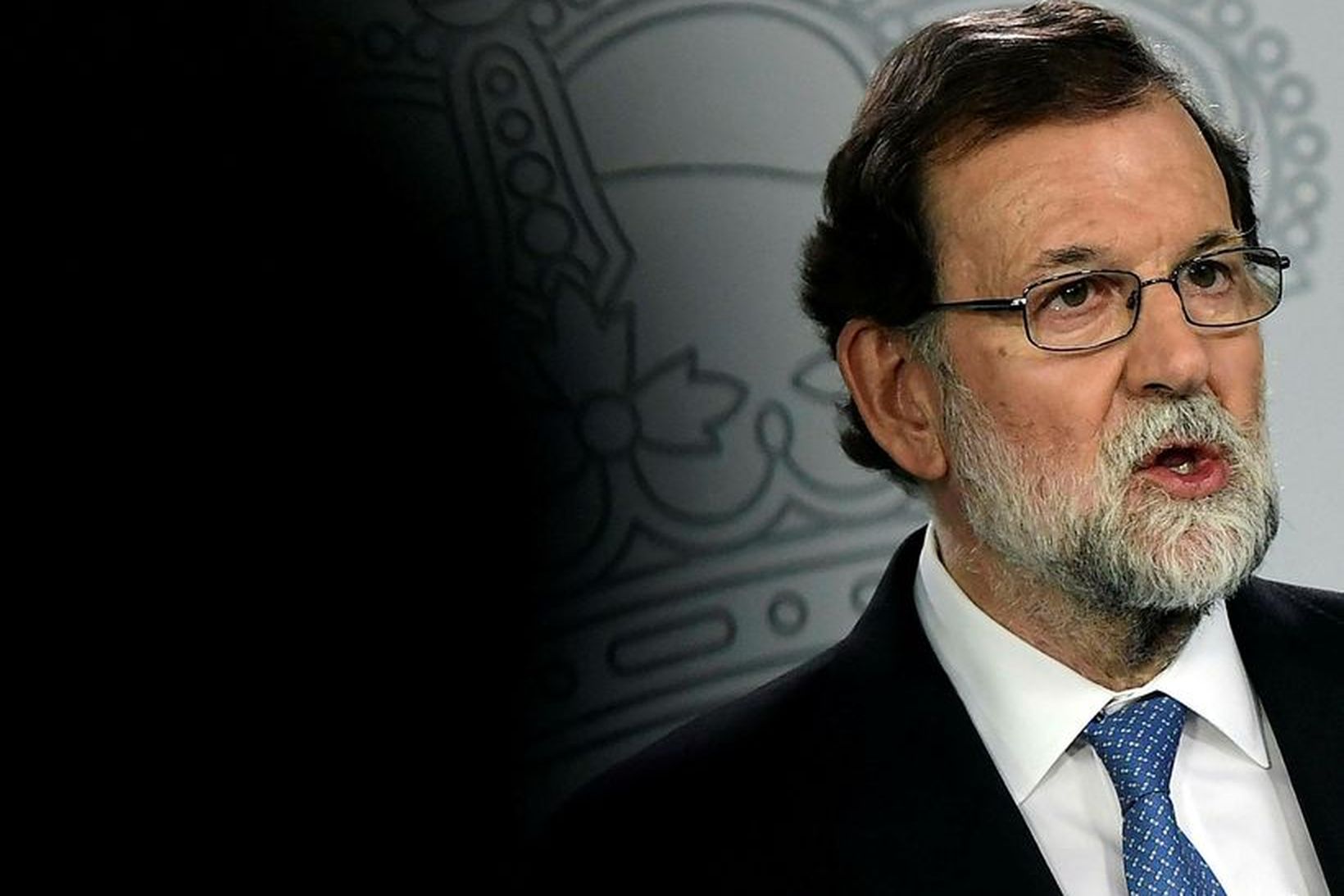 Forsætisráðherrann Mariano Rajoy ræddi við blaðamenn eftir ríkisstjórnarfund í dag.