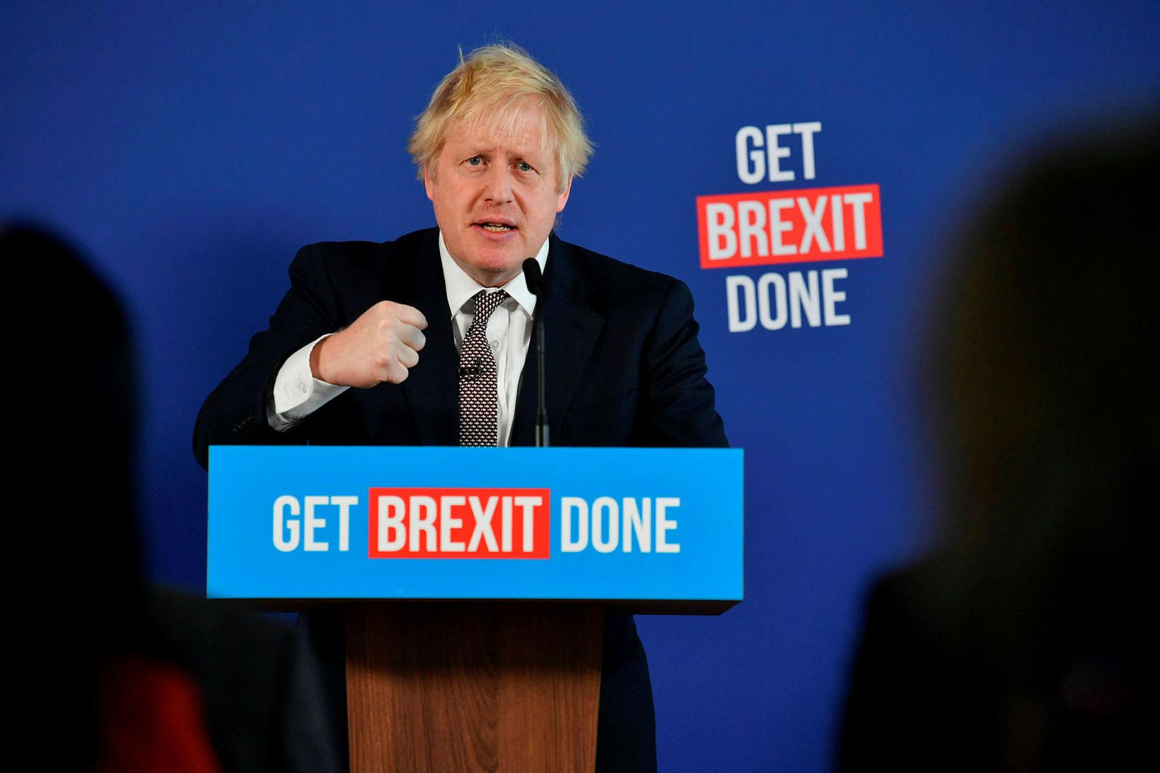 Boris Johnson leggur mikla áherslu á að klára Brexit en …