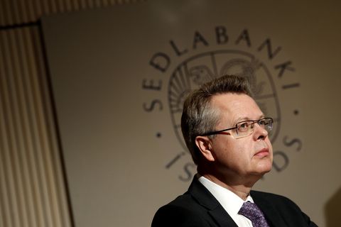 Már Guðmundsson, Governor of the Central Bank of Iceland.