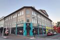 Hafnarstræti 5-7 Innrétta á íbúðir í þeim hluta húsanna sem snýr út að Tryggvagötu sem er til vinstri á myndinni.