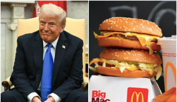 Sjáðu hvað Donald Trump borðar og drekkur í öll mál 