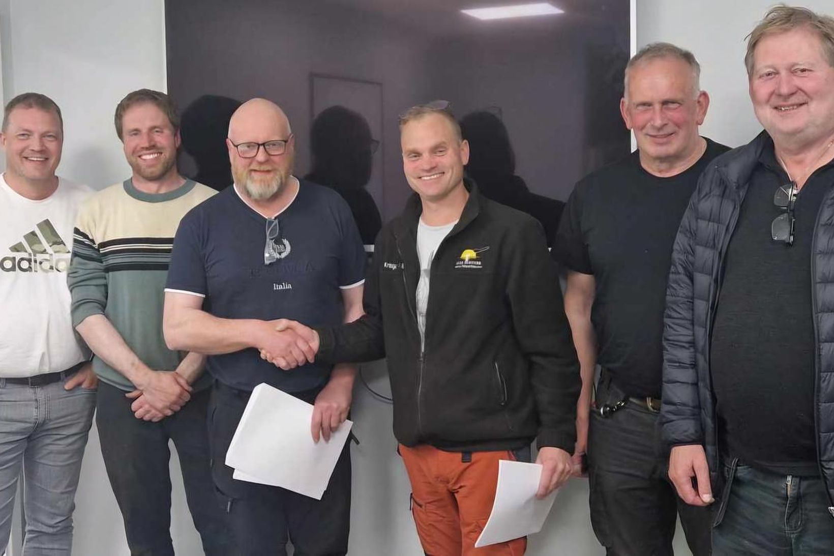 Stjórn Veiðifélags Blöndu og Svartár með Kristjáni Páli Rafnssyni forvígismanni …