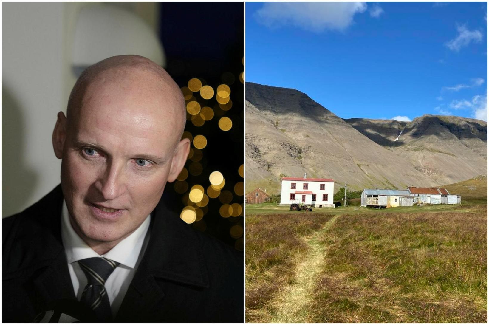 Með lögheimili í Lokinhamradal og aldrei búið þar